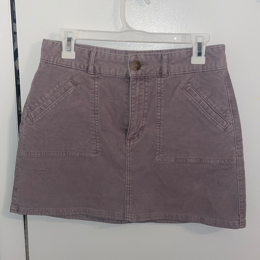 American Eagle Corduroy Lavender Skirt